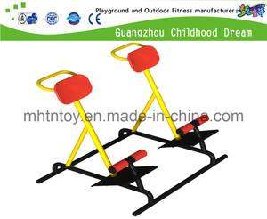 Outdoor Physical Exercise Equipment Double High Supine Board 