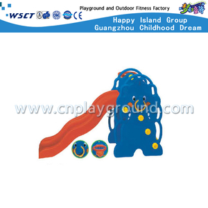 Outdoor Cartoon Plastic Toys Small Elephant Slide Playground (M11-09404)