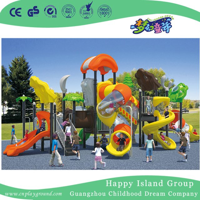 Outdoor Large Scaled Children Sea Breeze Playground with Climbing Equipment (HG-10001)