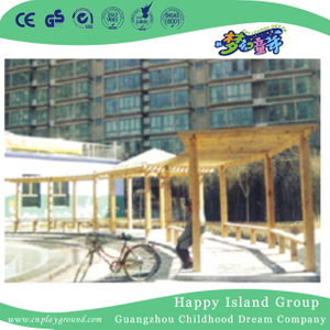 Outdoor Wooden Amusement Park Relaxing Frame Playground For Grape