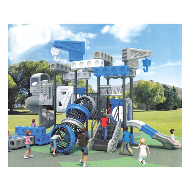 School Outdoor Large Water Pipe Shaped Galvanized Steel Playground (HJ-11202)