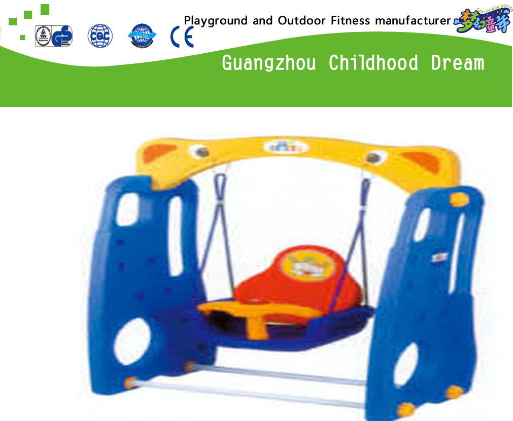 Indoor Small Plastic Swing Equipment Sets With Slide (M11-09202) 