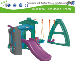 Indoor Small Plastic Swing And Slide Combination Set (M11-9102)
