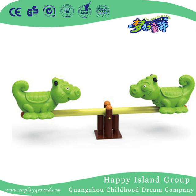 Double Kids Cartoon Plastic Animal Seesaw Equipment (HJ-20506)