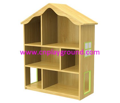 School House Model Children Wooden Books Cabinet (HG-4602)