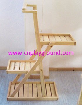 School Economic Wooden Flower Display Shelf (HG-4109)