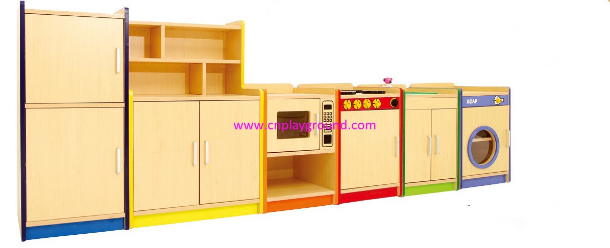 School Children Role Play Wooden Cabinet Furniture (HG-4401)