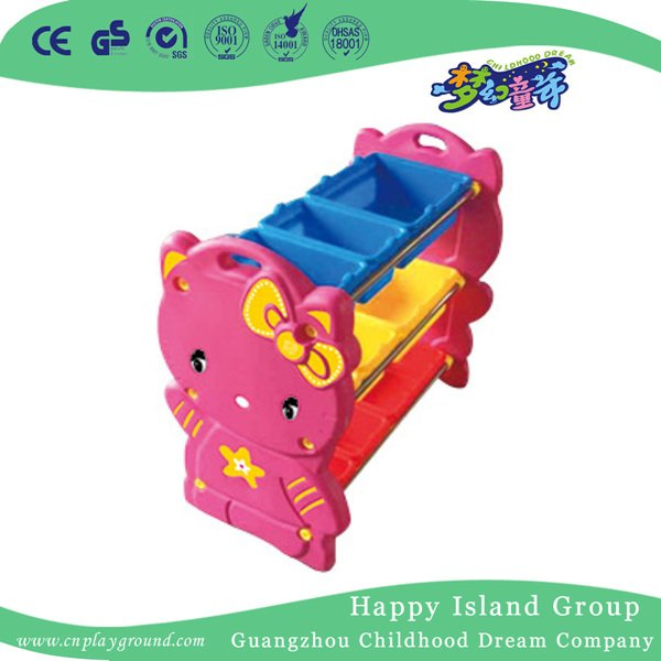 School Green Hello Kitty Series Corner Storage Shelf (HG-7110)