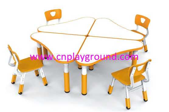  Kindergarten Children Wood Arrow Model Table for Sale (HG-4906)