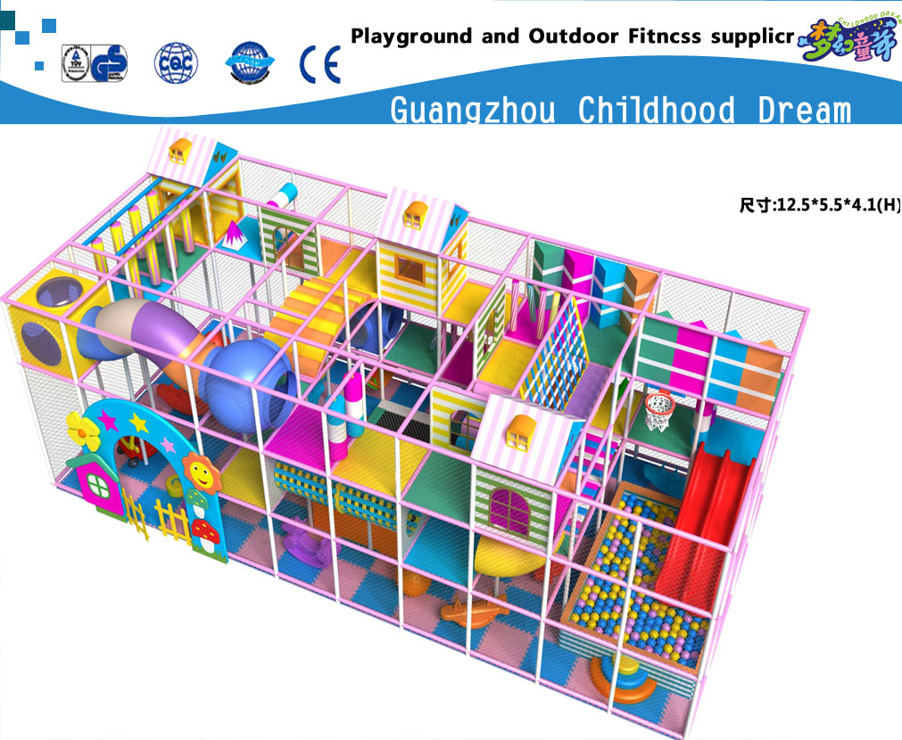 Small Lovely Cartoon Indoor Playground For Sale (M11-C0018)