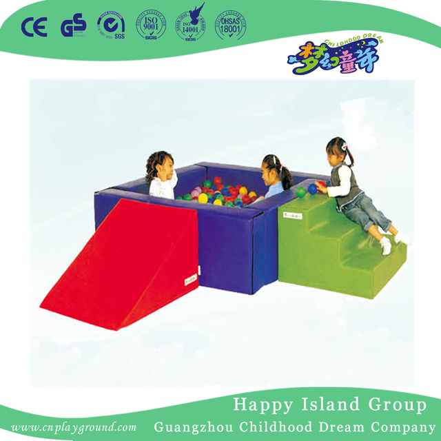 Amusement Park Cheap Square Ball Pool With Step On Stock(HF-19905)