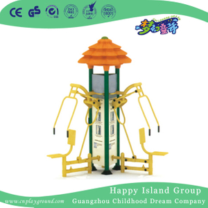 Outdoor Residential Exercise Equipment Three Station Luxurious Sit And Push Training Equipment (HD-13204)