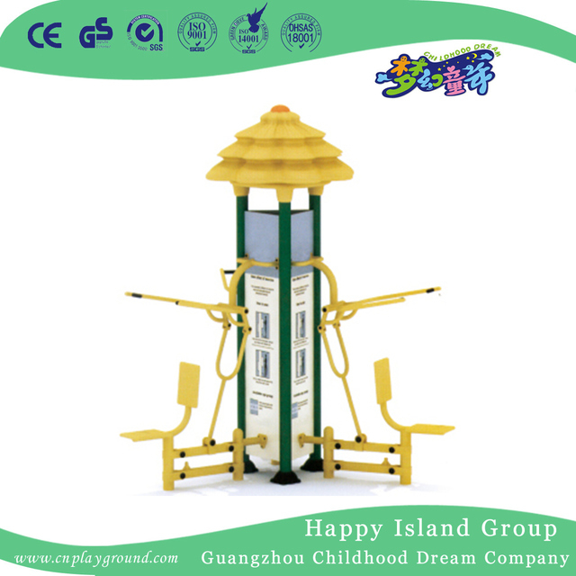 Outdoor Residential Exercise Equipment Three Station Luxurious Air Walking Machine (HD-13301)