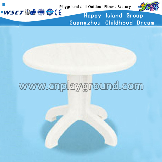 Outdoor White Plastic Sandy Leisure Bench Equipment (HD-19702)