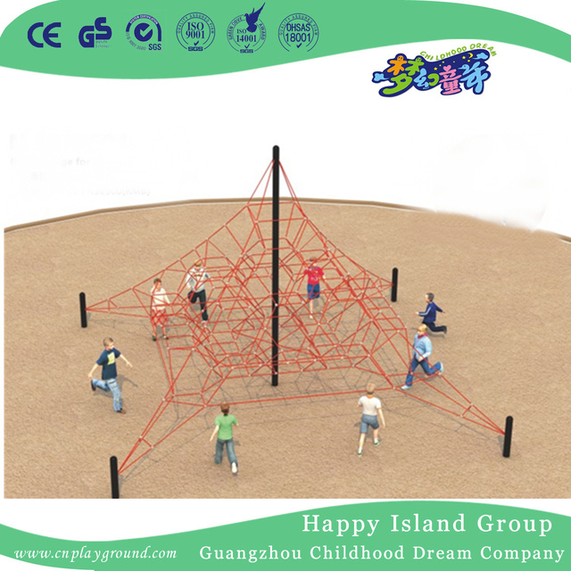 Outdoor Small Polyhedron Climbing Net Frame For Backyard (1918702)