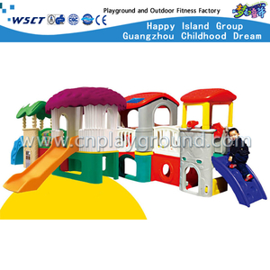 Outdoor Combination Plastic Slide Playground Equipment for Toddler(M11-09201)