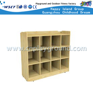  Kindergarten Economic Children Wooden Bag Cabinet Equipment (M11-08702) 