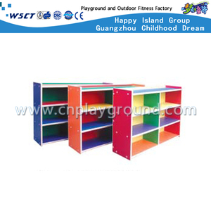 Colorful School Furniture Solid Wooden Toys Storage Cabinet (M11-08903)