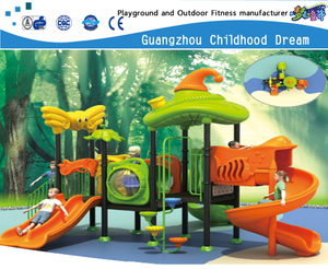 Lowest Price Outdoor Plastic Slide Vegetable Galvanized Steel Playground for Children Play (HD-903)