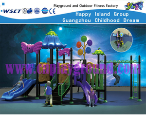 Magic World Outdoor Children Vegetable Galvanized Steel Playground with Fitness Equipment (HF-13402)
