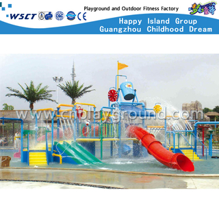 Kids Hotel Water Park Slide Playground Equipment on Stock (A-06401)