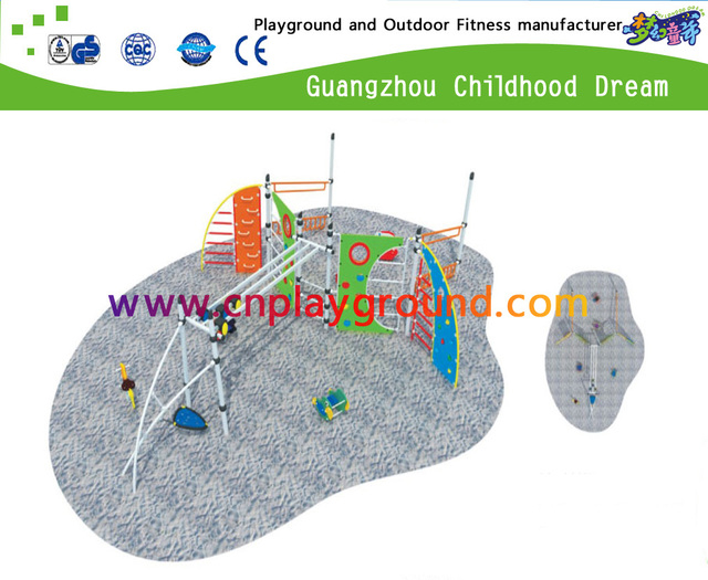 Hot Sale Outdoor Simple Children Rock Climbing Wall Playground Sets (A-17502)