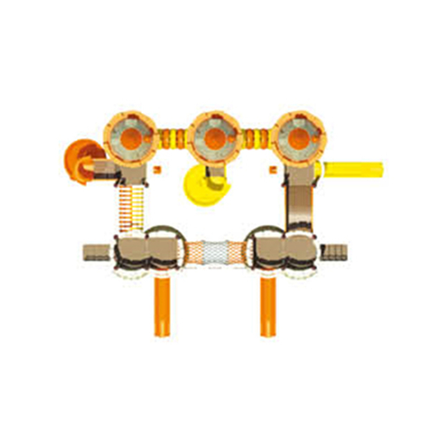 School Outdoor Adventure Children Castle Playground (HF-15802)