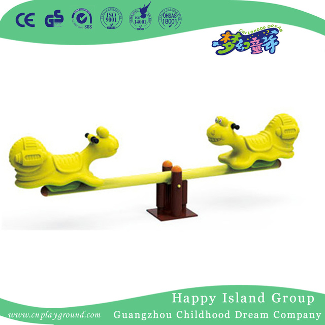 Double Kids Cartoon Plastic Animal Seesaw Equipment (HJ-20506)