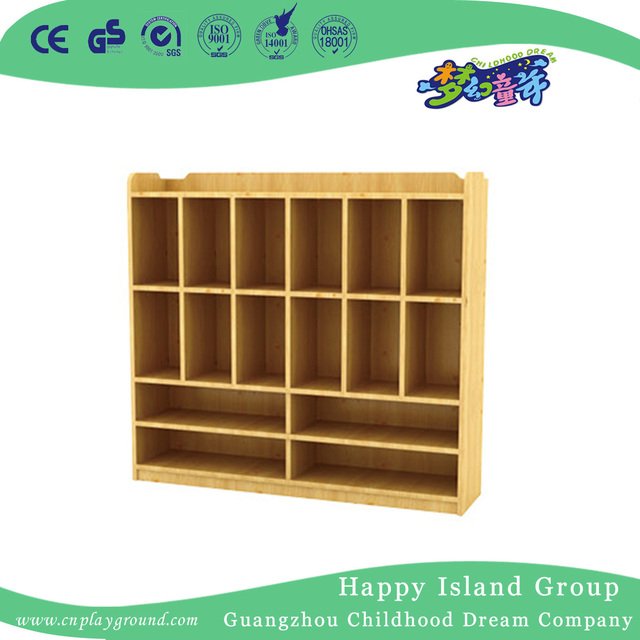 Kindergarten Mobile Wooden Art Supplies Storage Cabinet (HG-4504)
