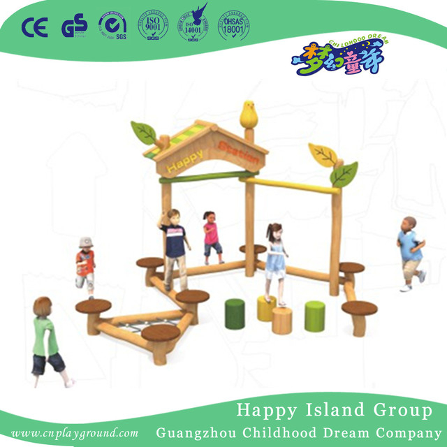 Outdoor Small Wooden Playhouse Playground Equipment (1907603)