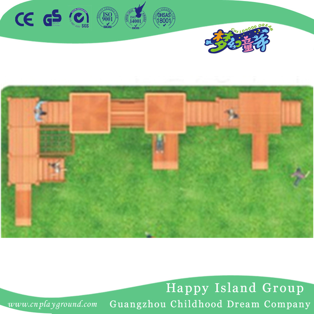 Children School Full Wooden Playhouse Playground Equipment (1908502)