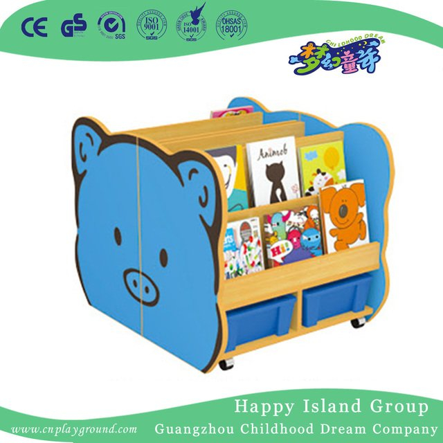 School LISA Natural Wooden Children Bookcase (HG-6101)