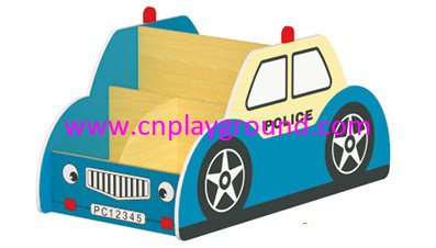 School Wooden Car Model Kids Books Shelf (HG-6011)