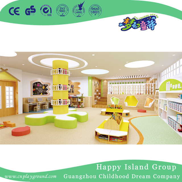 School Whole Solution for Bright Green Reading Room Decoration (HG-11)