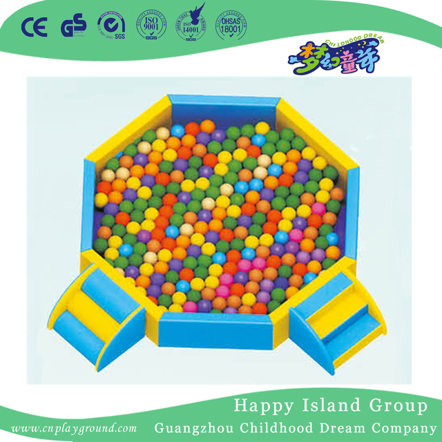 Discount Large Ball Pool House With Rainbow Roof And Cartoon Images(HF-19902)