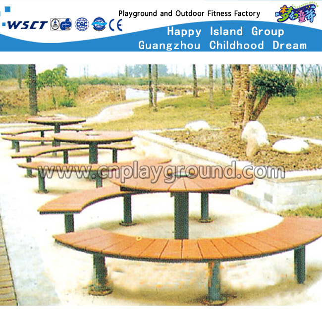 Outdoor Parks Wooden Chess Table Leisure Bench Equipment (HD-19510)