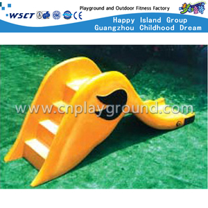Toddler Plastic Toys Yellow Swan Slide Playground Equipment (M11-09804)