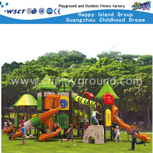 Outdoor Castle Galvanized Steel Playground Kids Play Equipment On Stock(HA-07901)