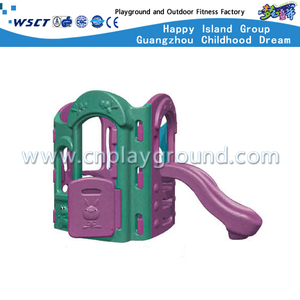 Outdoor Small Plastic Toys Slide Playhouse Playground (M11-09103)