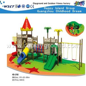 Outdoor Playground With Swing Equipment For Kids Play（HD-3702）