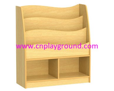 School Children Maple Wood Grain Styling Books Shelf (HG-4703)