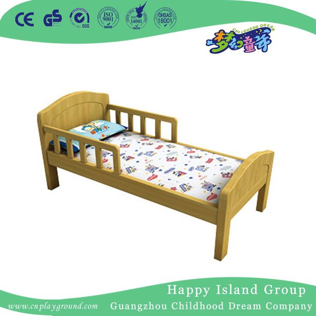 Effective Friendly Solid Wooden Toddler School Single Bed (HG-6505)