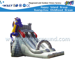 Outdoor Cartoon Dragon Inflatable Slide for Residential Area (HD-9603)
