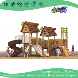 Outoor Commercial Children Play Wooden Playhouse Playground (1907001)