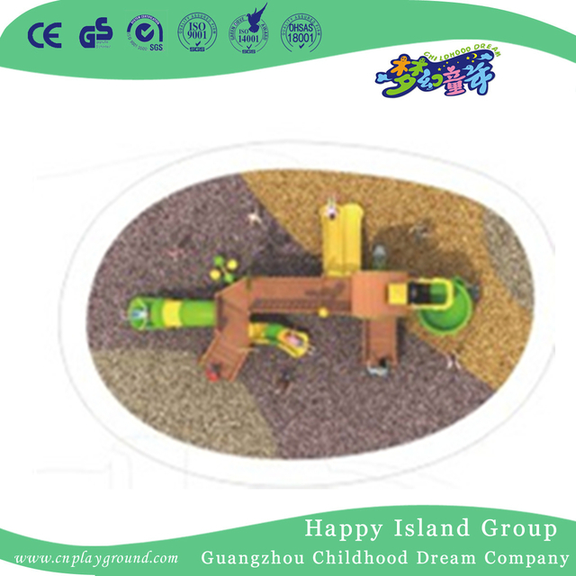 Outdoor Children Wooden Playhouse Playground Equipment For Market (1908202)