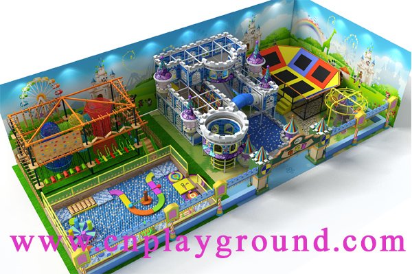 Amazing New Design Indoor Ocean Playground Naughty Castle for Kids (HD-16SH02)