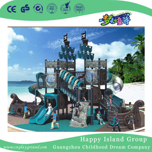 High Quality Large Outdoor Children Pirate Ship Playground for Amusement Park (HK-50052A)