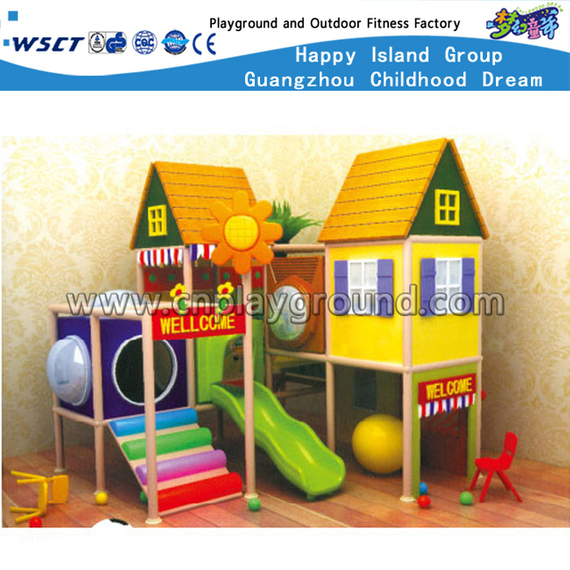 High Quality Plastic Children Small Indoor Playground (HD-9205)