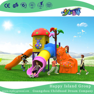 New Outdoor Small Children Mushroom House Playground Equipment with Animal Ladder (H17-A15)
