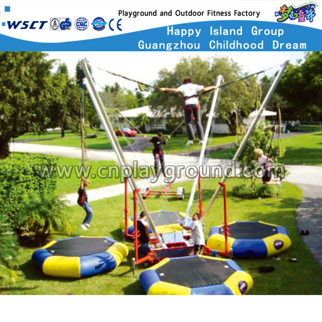 Large Adventure Jumping Trampoline Combination Playgrounds For 4 Adults (Hd-15001)